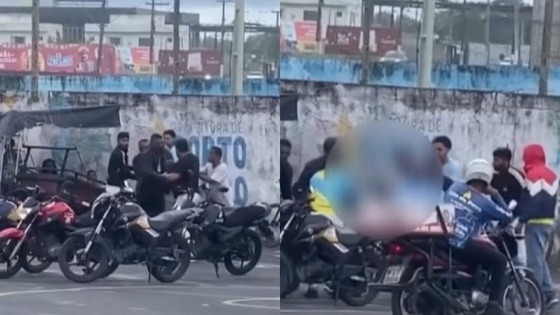Briga aconteceu em uma área destinada às aulas práticas das autoescolas.
