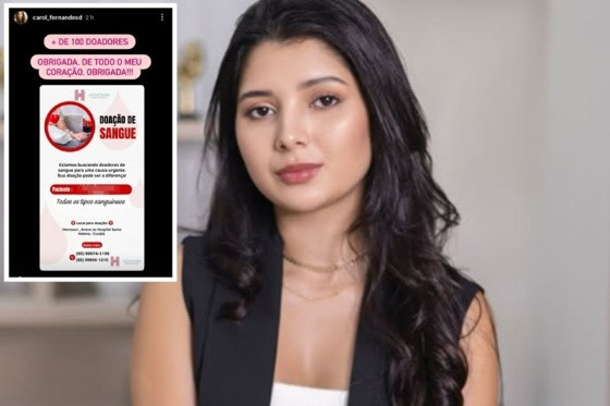 biomédica Caroline Fernandes