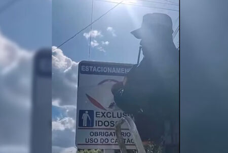Empresário é notificado por adulterar placas de estacionamento em Lucas do Rio Verde/MT