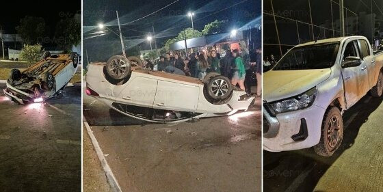 acidente carro x caminhonete