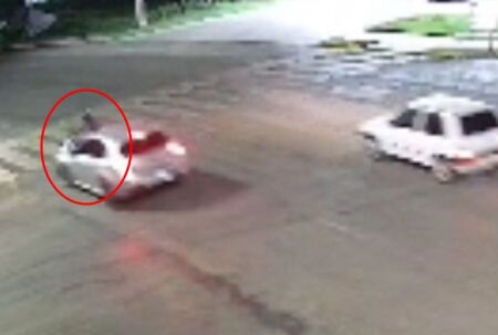 Tragédia filmada: vídeo mostra acidente que matou mulher em Lucas do Rio Verde/MT; Veja