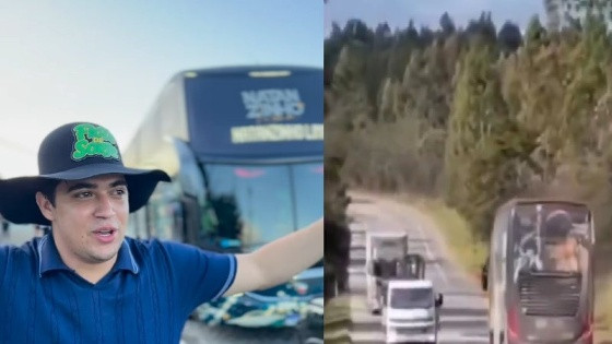 Apesar de ser uma manobra permitida, a velocidade da ultrapassagem e o risco de colisão chamaram a atenção de internautas.