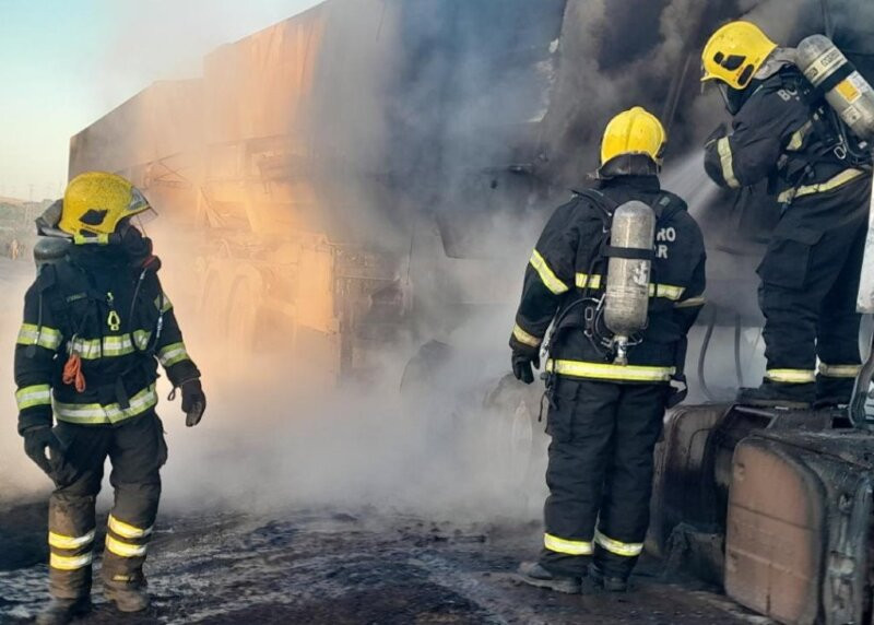 incêndio carreta sinop