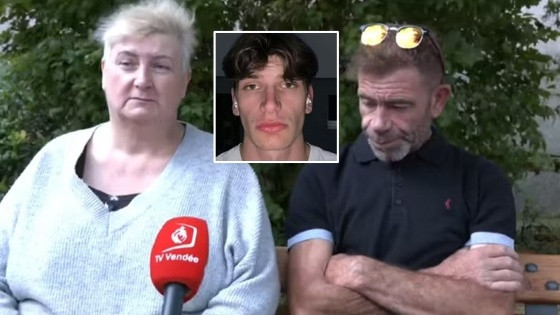 Matis Dugast, em destaque. Murielle e Yannick Dugast, os pais de Matis: arrasados com o trágico episódio que matou o filho.