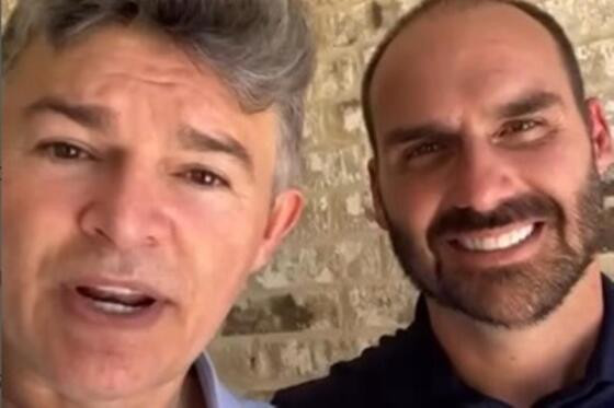 JOSÉ MEDEIROS e eduardo bolsonaro