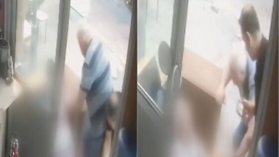 Os dois morreram em diferença de minutos em um ponto de taxi da cidade de Izmir, na Turquia.