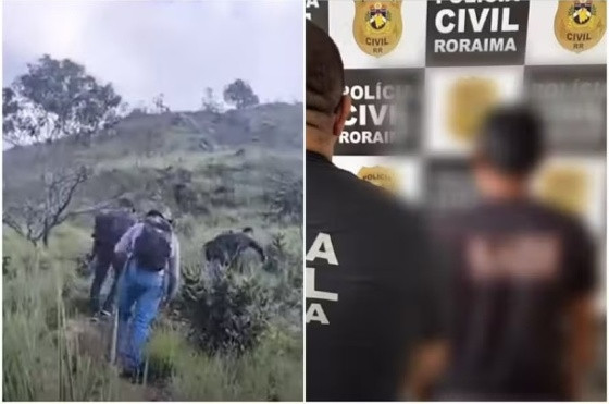 Policiais precisaram percorrer 30km a pé para conseguir localizar homem acusado de abusar sexualmente da enteada.
