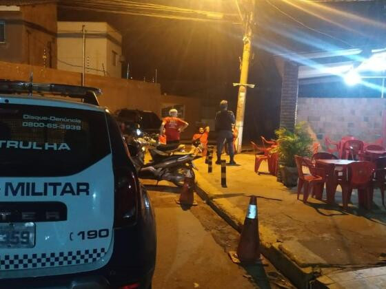 briga em bar